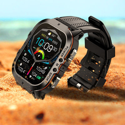 स्पोर्ट स्मार्ट वॉच C26 1.96 इंच AMOLED बड़ी स्क्रीन विस्फोट-सबूत और ड्रॉप-सबूत टेम्पर्ड ग्लास का उपयोग करें