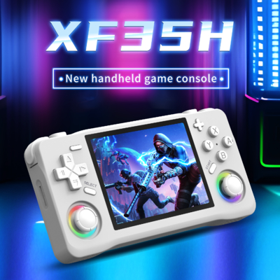 XF35H 3.5 इंच WIFI रेट्रो हैंडहेल्ड गेम कंसोल 3D किड्स मिनी आर्केड क्लासिक गेम प्लेयर EMMC रैम और Rk3326 सीपीयू के साथ